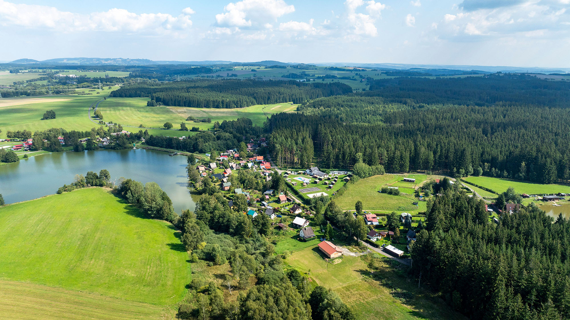 Accommodation in  a campside