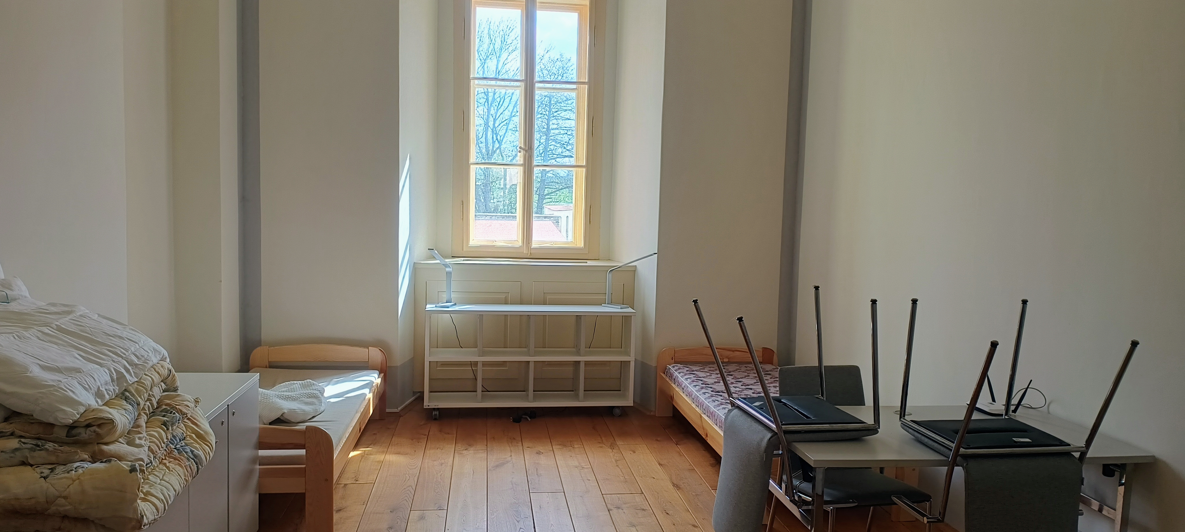 Accommodation in a hostel